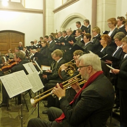 Chor und Orchester St. Matthäus Alfter im Hochamt am Ostersonntag, © Irene Urff