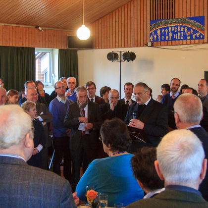 Ansprache von Dechant Ollig beim Neujahrsempfang 2015, © David Schölgens