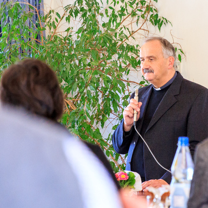 Dechant Rainald M. Ollig bei seiner Ansprache, © David Schölgens, www.photographie-ds.com