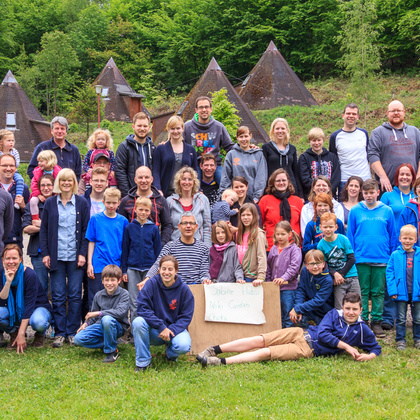 Gruppenfoto Pfingstlager 2015, © David Schölgens